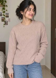 Forever 21 Women's Pink Knit Sweater