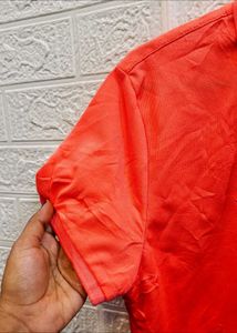 Puma Orange Polo T-Shirt