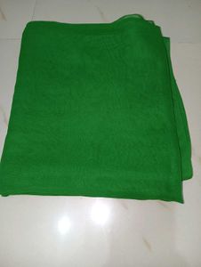 Green Saree ( Plain)