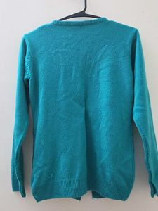 sea green colour cardigan