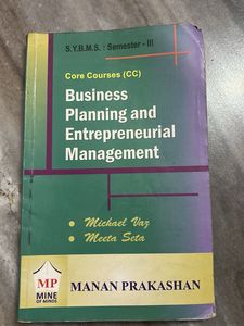Business Planning and Entrepreneurial Management T