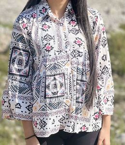 Boho Print Tunic Shirt