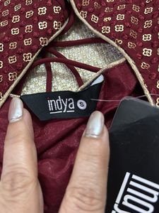 Maroon Sequin Lahenga Choli