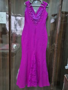 Elegant Purple Maxi Dress