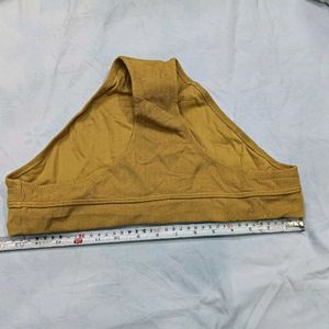 🤎 Textured Mustard Bikini Bottom