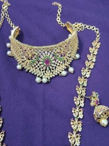 Stunning Indian cz Jewellery Set 🤩