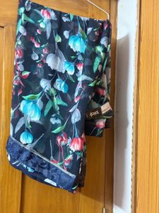 Soch Floral Print Saree - New with Tags