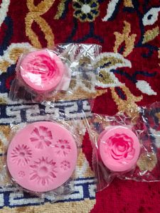Silicone Flower Molds Set