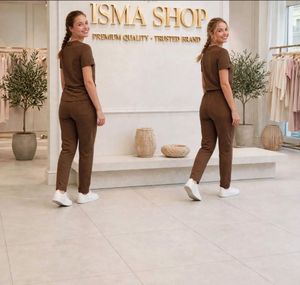 Facebook Logo Brown Co-ord Set
