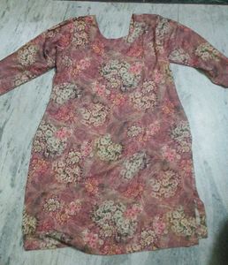 Elegant Floral Print Kurti