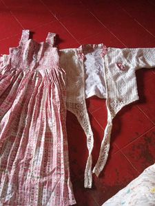 Elegant Pink Printed Kurta Set with Lace Jacket