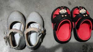 Sparkly &amp; Cute Kids belly sandals and crocs