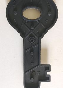 Key Stand  Holder Oxidised Finish Emb