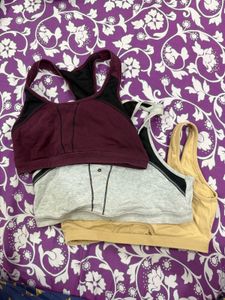 Set of 3 sports and training bras by Enamor