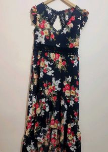Multi Floral Printed Dress For 36 Bust