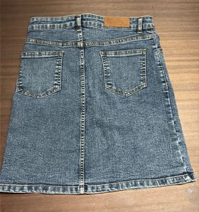 Classic Blue Denim Skirt