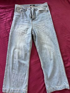 Viral Wide Leg High Waisted Jeans