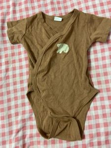 Cute Elephant Baby Bodysuit