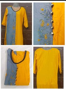 Stylish Color Block Kurta