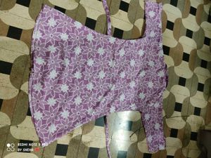 Chic Floral Print Kurta