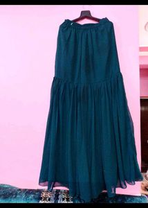 Stunning Teal Sequin Ethnic Kurta Sharara Set
