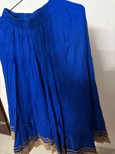 Royal Blue Ethnic Skirt