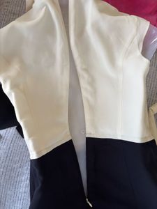 Classic Contrast Collar Dress