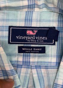 Vineyard Vines Plaid button down shirt