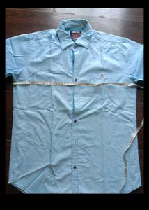 Light Blue Short Sleeve Button Down