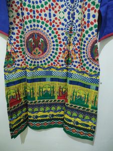 Shree Multicolour Temple Floral Print Kurta