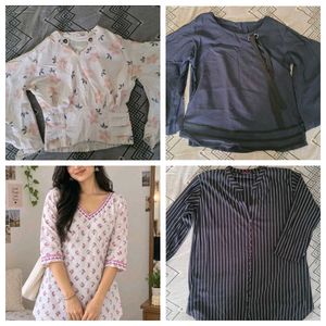 set of 4 women tops