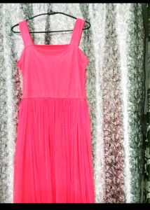 Stunning Coral Tulle Gown