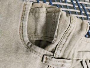 Women's Beige Denim Overalls