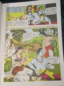 Vintage Indian Comics - Agastya, Rama, Nahusha
