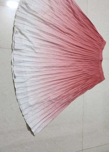 Pleated Ombre Skirt