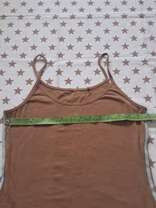 Comfortable Brown Camisole Top