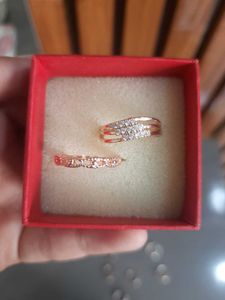 Ring Set - Rose Gold Tone - 6 Pieces