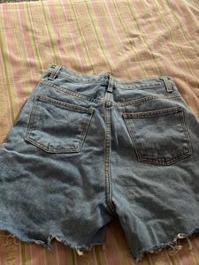 Distressed Denim Shorts