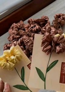 Silk Scrunchie Set - return gift