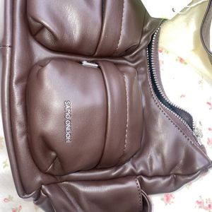 Samo Ondoh Dark Brown Shoulder Bag