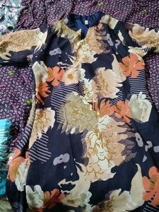 Floral Print Kurta