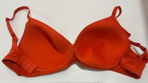 Bright Orange Padded Bra