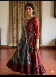 Beautiful Printed Ethnic Gown