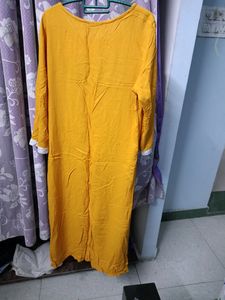 Mustard Colour Kurta