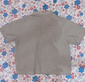 Chancechance Striped Button-Up Shirt