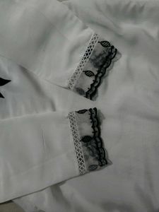 White Embroidered Kurta Set
