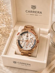 TAG Heuer Carrera Rose Gold Chronograph Watch