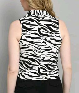 Zebra Print Tank Top