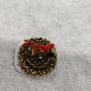 Victorian polish copper color finger ring