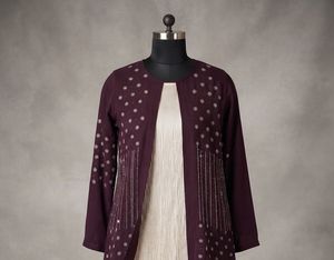 Elegant Embellished Abaya Gown